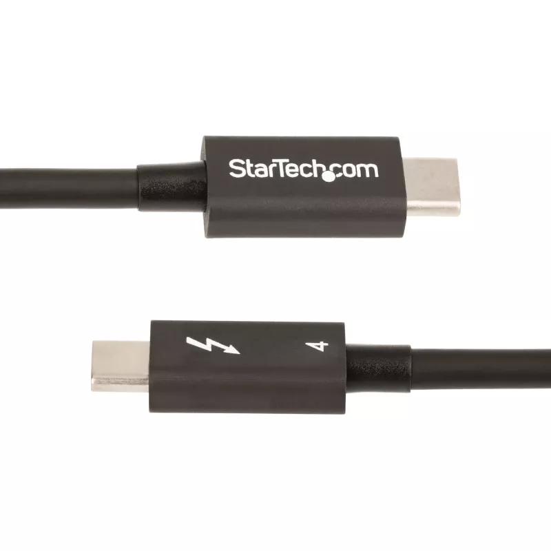 StarTech.com 3ft (1m) Thunderbolt 4 kabel – 40 Gbit/s – 100 W PD – 4K/8K video – Intel-gecertificeerde Thunderbolt-kabel – compatibel met USB4/Thunderbolt 3/USB 3.2/USB Type-C/DisplayPort