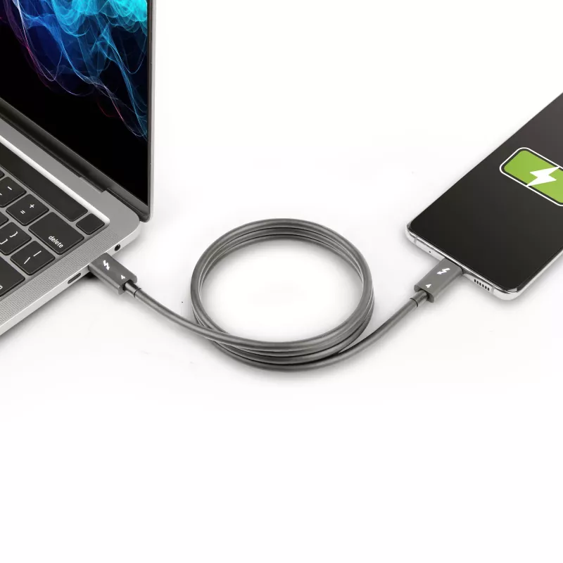 StarTech.com 3ft (1m) Thunderbolt 4 kabel – 40 Gbit/s – 100 W PD – 4K/8K video – Intel-gecertificeerde Thunderbolt-kabel – compatibel met USB4/Thunderbolt 3/USB 3.2/USB Type-C/DisplayPort