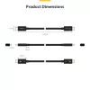 StarTech.com 3ft (1m) Thunderbolt 5 kabel, 80 Gbit/s/tot 120 Gbit/s, 240 W PD, 8K 60 Hz, gecertificeerde Thunderbolt-kabel – compatibel met Thunderbolt 4/USB4/USB-C