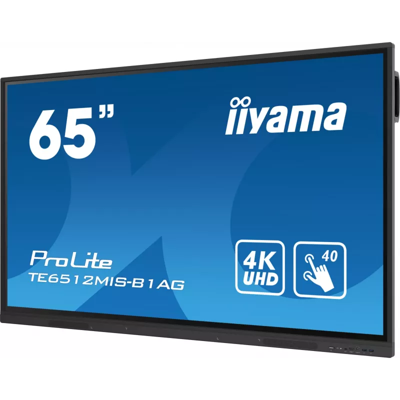 iiyama 65 inch interactief 4K UHD touchscreen met in hoogte verstelbaar samenwerkingsdisplay
