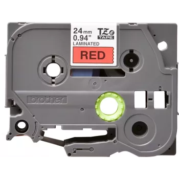 Brother TZE-451 labelband zwart op rood TZ