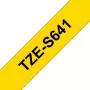 Brother TZE-S641 labelband zwart op geel TZ
