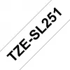 Brother TZESL251 labelband zwart op wit