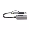 StarTech.com 2.5GbE USB-C naar Ethernet-adapter met USB-A-converter, NBASE-T NIC, USB 3.0 Type-C 2.5/1G multi-speed netwerk, Thunderbolt-compatibel, Windows & Mac