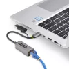 StarTech.com 2.5GbE USB-C naar Ethernet-adapter met USB-A-converter, NBASE-T NIC, USB 3.0 Type-C 2.5/1G multi-speed netwerk, Thunderbolt-compatibel, Windows & Mac