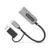 StarTech.com 2.5GbE USB-C naar Ethernet-adapter met USB-A-converter, NBASE-T NIC, USB 3.0 Type-C 2.5/1G multi-speed netwerk, Thunderbolt-compatibel, Windows & Mac