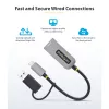 StarTech.com 2.5GbE USB-C naar Ethernet-adapter met USB-A-converter, NBASE-T NIC, USB 3.0 Type-C 2.5/1G multi-speed netwerk, Thunderbolt-compatibel, Windows & Mac