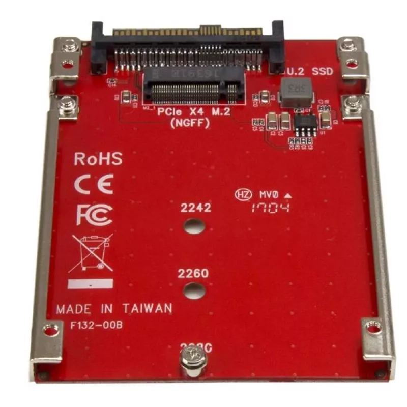 StarTech.com M.2-station-naar-U.2-(SFF-8639)-hostadapter voor M.2-PCIe-NVMe-SSD's