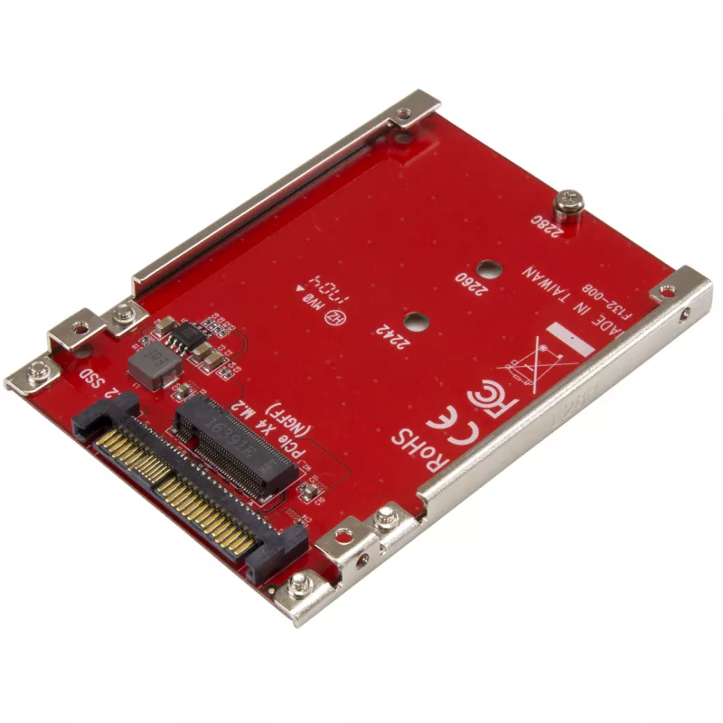 StarTech.com M.2-station-naar-U.2-(SFF-8639)-hostadapter voor M.2-PCIe-NVMe-SSD's