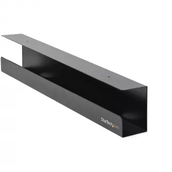 StarTech.com kabelmanagementgoot onder bureau – kabelgoot voor kantoor-/zit-sta bureau – bureau-/tafelhouder voor kabels/draden/stekkerdoos – computerkabelmanager – 23-1/2