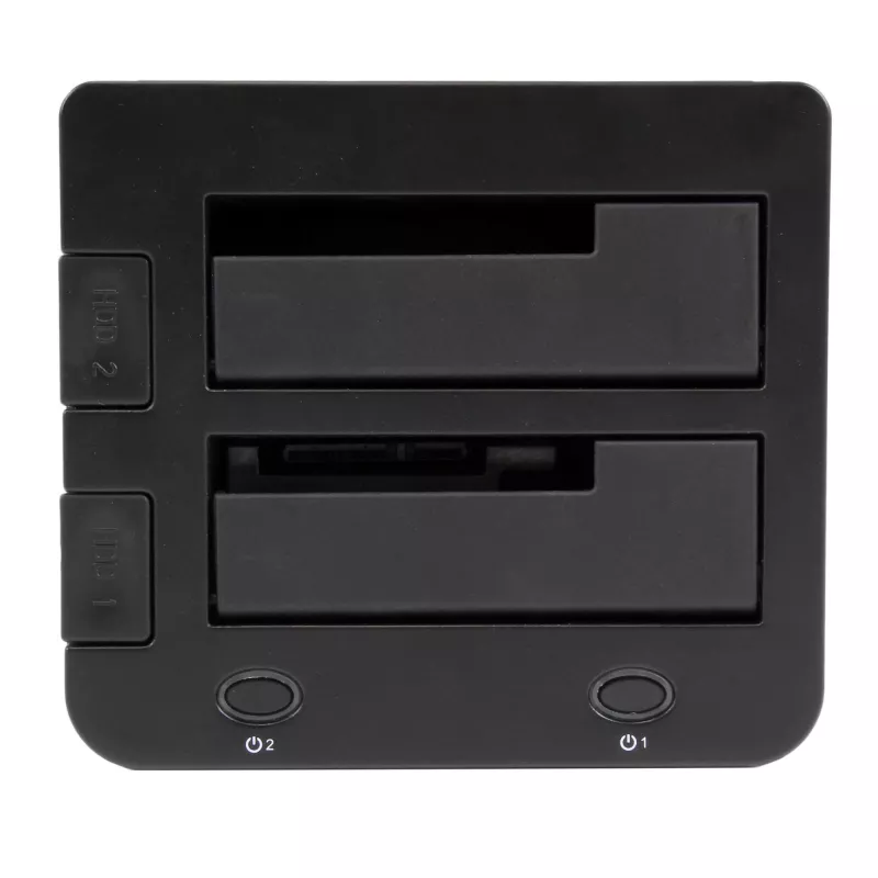 StarTech.com dual-bay USB 3.0 naar SATA en IDE harde schijf dockingstation, USB-harde schijf dock, externe 2,5/3,5 inch SATA I/II/III en IDE (40-pin) SSD/HDD-dockingstation, hot-swap harde schijf bays, top-loading