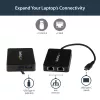 StarTech.com USB-C naar dual Gigabit Ethernet-adapter met USB (Type-A) aansluiting