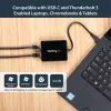 StarTech.com USB-C naar dual Gigabit Ethernet-adapter met USB (Type-A) aansluiting
