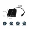 StarTech.com USB-C naar dual Gigabit Ethernet-adapter met USB (Type-A) aansluiting