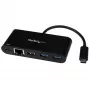 StarTech.com USB-C naar Ethernet-adapter met 3-poorts USB 3.0 hub en Power Delivery