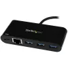 StarTech.com USB-C naar Ethernet-adapter met 3-poorts USB 3.0 hub en Power Delivery