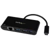 StarTech.com USB-C naar Ethernet-adapter met 3-poorts USB 3.0 hub en Power Delivery