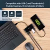 StarTech.com USB-C naar Ethernet-adapter met 3-poorts USB 3.0 hub en Power Delivery