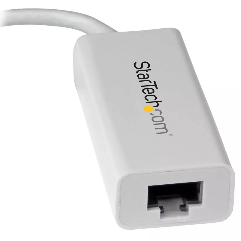 StarTech.com USB-C naar Gigabit netwerkadapter - wit, bedraad, USB Type-C, Ethernet, 5000 Mbit/s, wit