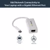 StarTech.com USB-C naar Gigabit netwerkadapter - wit, bedraad, USB Type-C, Ethernet, 5000 Mbit/s, wit