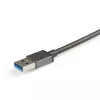 StarTech.com US2GA30 USB 3.0 Type-A naar 2,5 Gigabit Ethernet-adapter, NBASE-T, 2.5GBASE-T, RJ45, 10/100/1000/2500 Mbps, zwart/spacegrijs