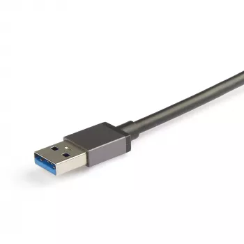 StarTech.com US2GA30 USB 3.0 Type-A naar 2,5 Gigabit Ethernet-adapter, NBASE-T, 2.5GBASE-T, RJ45, 10/100/1000/2500 Mbps, zwart/spacegrijs