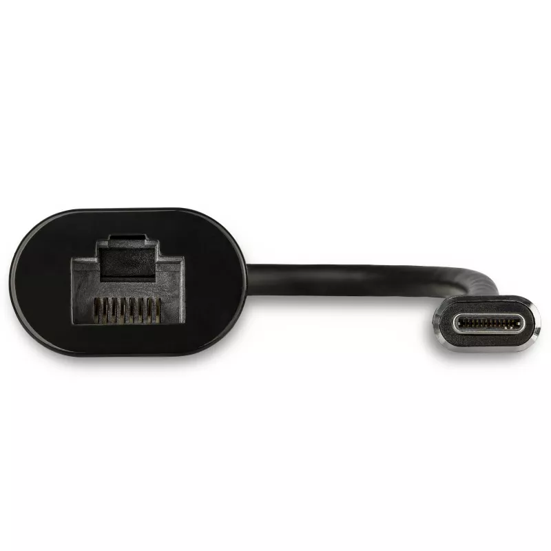StarTech.com US2GC30 USB-C naar 2,5 Gigabit Ethernet-adapter, USB 3.0, NBASE-T, 2.5GBASE-T, RJ45, 10/100/1000/2500 Mbps, zwart/spacegrijs