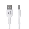 StarTech.com 2m USB-A naar USB-C oplaadkabel, laden & synchroniseren, 3A, USB 2.0, TPE-mantel - witte USB-oplaadkabel