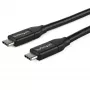 StarTech.com USB-C-naar-USB-C-kabel met 5A PD – M/M – 1 m – USB 2.0 – USB-IF-gecertificeerd