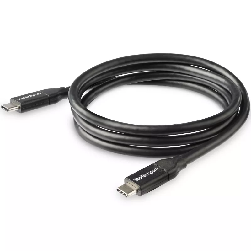 StarTech.com USB-C-naar-USB-C-kabel met 5A PD – M/M – 1 m – USB 2.0 – USB-IF-gecertificeerd