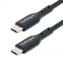 StarTech.com 1m (3ft) USB-C-oplaadkabel, USB-C-kabel, USB 2.0 Type-C laptop-oplaadkabel, 60W 3A Power Delivery, TPE-mantel, USB-C datakabel, M/M
