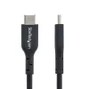 StarTech.com 1m (3ft) USB-C-oplaadkabel, USB-C-kabel, USB 2.0 Type-C laptop-oplaadkabel, 60W 3A Power Delivery, TPE-mantel, USB-C datakabel, M/M