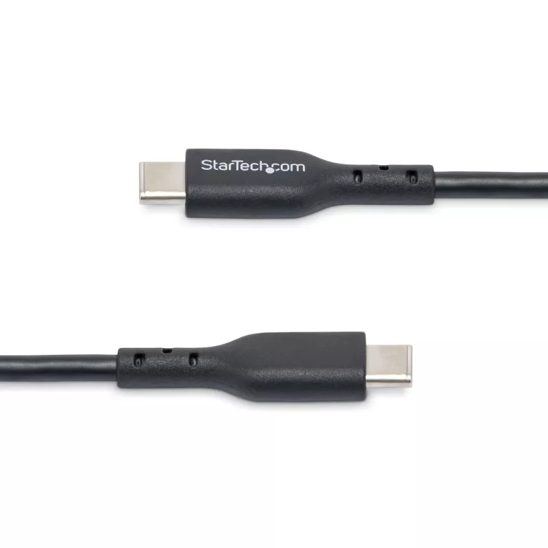 StarTech.com 3m (9.8ft) USB-C oplaadkabel, USB C kabel, USB 2.0 Type-C laptop-oplaadkabel, 60W 3A Power Delivery, TPE-mantel, USB-C datatransmissiekabel, M/M