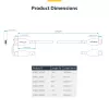 StarTech.com 3m (9.8ft) USB-C oplaadkabel, USB C kabel, USB 2.0 Type-C laptop-oplaadkabel, 60W 3A Power Delivery, TPE-mantel, USB-C datatransmissiekabel, M/M