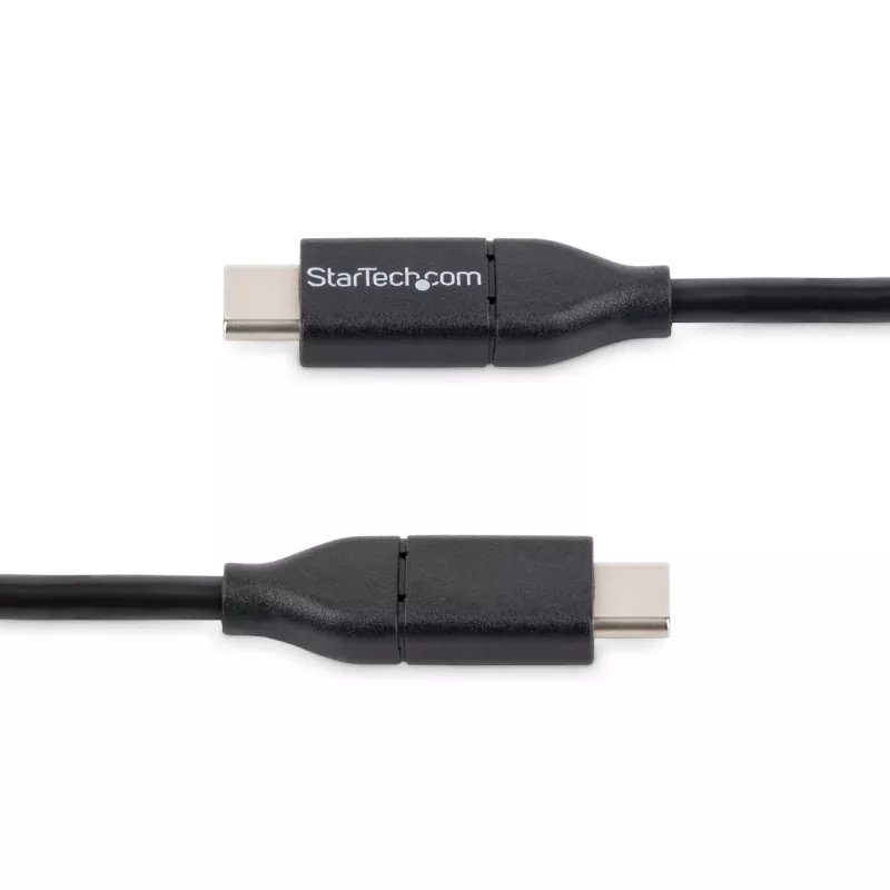 StarTech.com USB-C-kabel - M/M - 0,5 m - USB 2.0, 0,5 m, USB C, USB C, USB 2.0, Male/Male, zwart