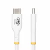 StarTech.com 1m witte USB-C-oplaadkabel, USB-IF-gecertificeerde USB-C-kabel, 240W PD EPR, USB 2.0 Type-C laptop-oplaadkabel, USB-C datatransmissiekabel, TPE-mantel