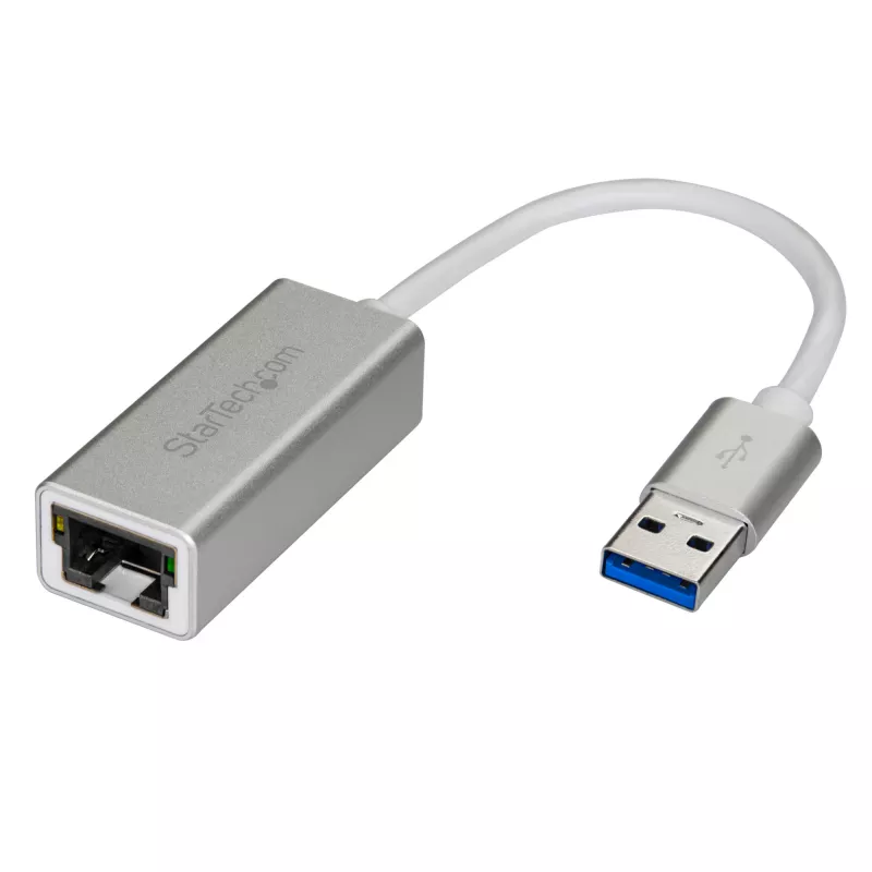StarTech.com USB 3.0 naar Gigabit netwerkadapter - zilver, bedraad, USB, Ethernet, 2000 Mbit/s, zilver