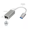 StarTech.com USB 3.0 naar Gigabit netwerkadapter - zilver, bedraad, USB, Ethernet, 2000 Mbit/s, zilver