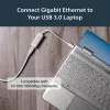 StarTech.com USB 3.0 naar Gigabit netwerkadapter - zilver, bedraad, USB, Ethernet, 2000 Mbit/s, zilver