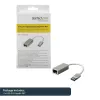 StarTech.com USB 3.0 naar Gigabit netwerkadapter - zilver, bedraad, USB, Ethernet, 2000 Mbit/s, zilver