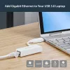 StarTech.com USB 3.0 naar Gigabit Ethernet netwerkadapter, 10/100/1000 Mbit/s, USB naar RJ45, USB naar LAN adapter, USB 3.0 Ethernet adapter (GbE), TAA-conform
