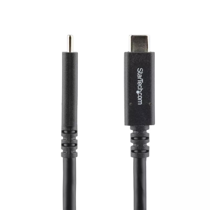 StarTech.com 1,8 m USB-C-naar-USB-C-kabel – 5 A, 100 W PD 3.0 – Gecertificeerd voor Chromebook – USB-IF-gecertificeerd – M/M – USB 3.0 5 Gbit/s – USB-C-oplaadkabel – USB Type-C-kabel