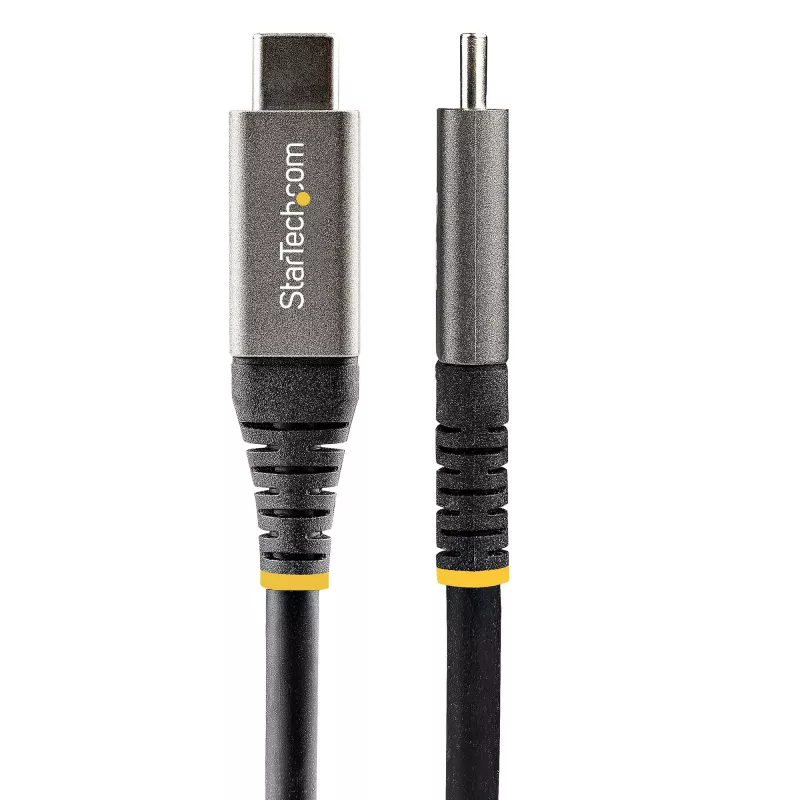 StarTech.com 2m USB-C-kabel 5Gbps – Hoogwaardige USB-C-kabel – USB 3.0 (5Gbps) Type-C-kabel – 100W (5A) Power Delivery laden, DP Alt-modus – USB-C-naar-C-kabel – Laden & synchroniseren