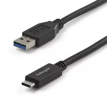 StarTech.com 3 ft. (1 m) USB naar USB-C-kabel – M/M, 1 m, USB A, USB C, USB 3.2 Gen 2 (3.1 Gen 2), 10 Gbit/s, zwart