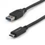 StarTech.com USB31AC1M USB-A naar USB-C-kabel, male/male, USB 3.1, 10 Gbps, 1 m (3 ft), zwart