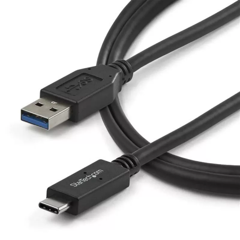 StarTech.com USB31AC1M USB-A naar USB-C-kabel, male/male, USB 3.1, 10 Gbps, 1 m (3 ft), zwart