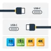 StarTech.com 3ft (1m) USB-C-kabel 10 Gbit/s – USB-IF-gecertificeerde USB-C-kabel – USB 3.1 Type-C-kabel – 100W (5A) Power Delivery laden, DP Alt Mode – USB-C-naar-C-kabel – Laden & synchroniseren