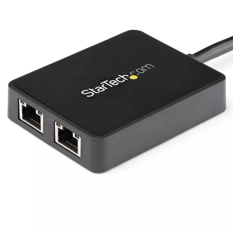 StarTech.com USB 3.0 naar dual-port Gigabit Ethernet adapter NIC met USB-poort