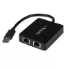 StarTech.com USB 3.0 naar dual-port Gigabit Ethernet adapter NIC met USB-poort