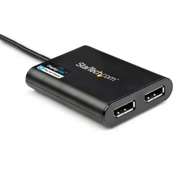 StarTech.com USB 3.0 naar dual DisplayPort adapter – 4K 60Hz, 3.2 Gen 1 (3.1 Gen 1), USB Type-A, DisplayPort-uitgang, 4096 x 2160 pixels